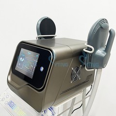 EMS rf neo-sculpt 21 tesla muscle stimulator body building machine 2 handle