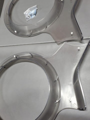 Bowflex Revolution Clear Plastic Shroud Spiraflex Engine Cover Pair