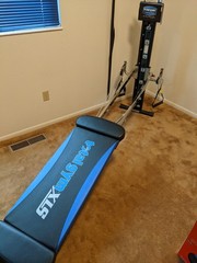 Total Gym XLS Universal Total Body Home Gym Workout Machine with Pilates Acc Kit