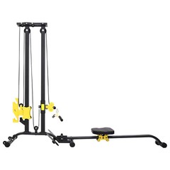 Pull Down Machine Multifunction Low Row Bar Cable Fitness Body Workout Gym