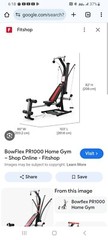 Bowflex PR1000 Home Gym with Built-in Row Station Over 60 Workouts