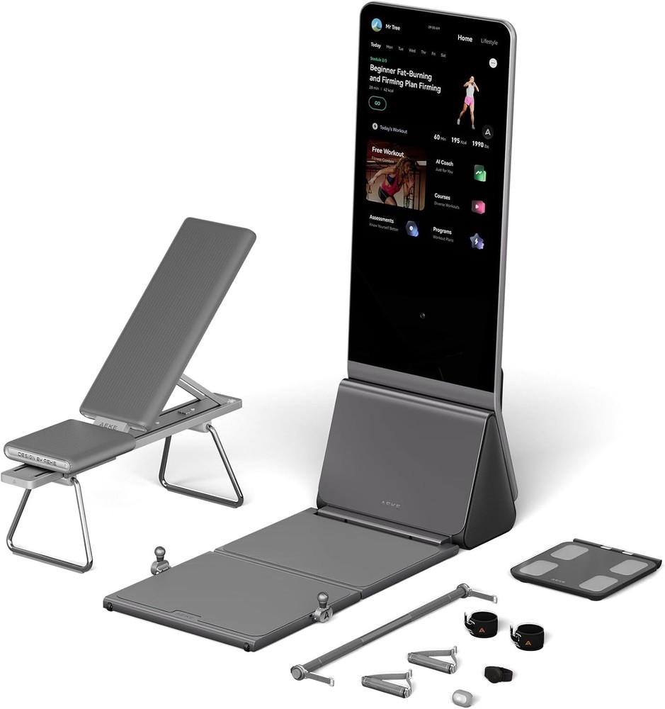 Smart Home Gym System- Fitness Mirror K1: AI-Powered All-in-One Fitness Machine