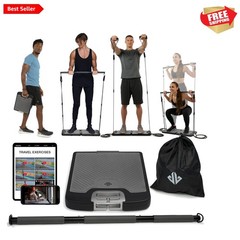 EVO Gym: Ultimate Portable Strength Training System – 270+ Exercises Included