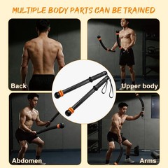 Ropeless Battle Ropes for Home Gym, Weighted Cordless Battle Rope with Adjust…