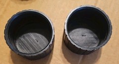 Total Gym ~ End Caps ~ Lot of 4 ~ 2″ Inside Diameter