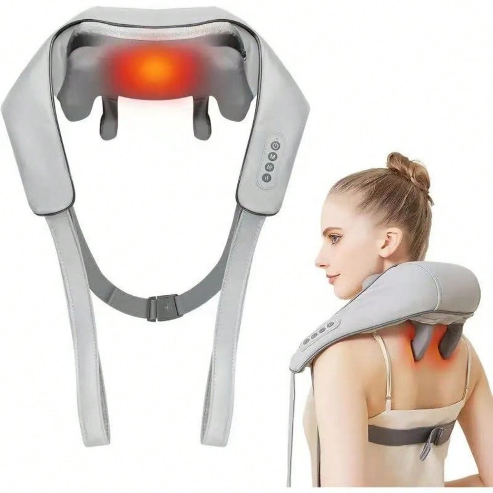 6D Full Body Electric Heating Massager, Deep Neck & Shoulder Relaxer