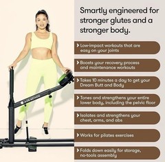 The DB Method Squat Machine, Workout Equipment for Home Gym, Exercise Glutes