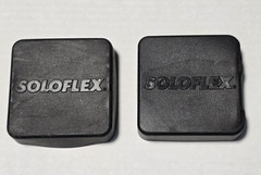 Soloflex 3″ Rubberized End Cap Pair OEM