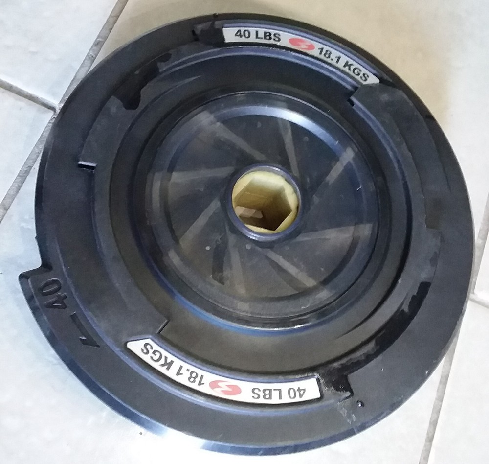 ONE USED 40# SPIRAFLEX DISC for Bowflex Revolution