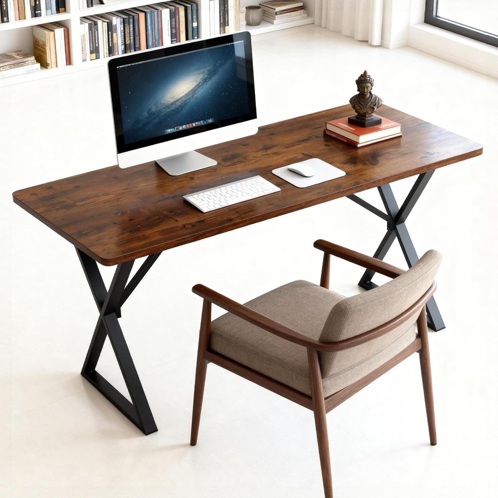 SMILHELTD Heavy Duty Office Desk 47.2 Inch 800lbs