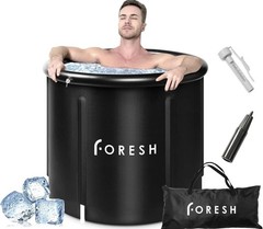 Cold Plunge Tub for Athletes Recovery Outdoor Portable Ice Bath Tub Complete Kit