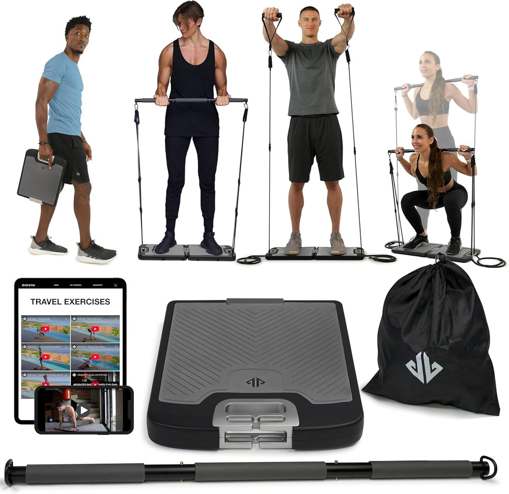 EVO Gym – Portable Home Gym Strength Training Equipment, at Home Gym | All in On