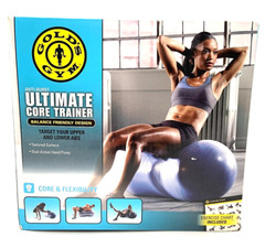 Golds Gym Ultimate Core Trainer Target Upper & Lower Abs Anti Burst PILL SHAPED
