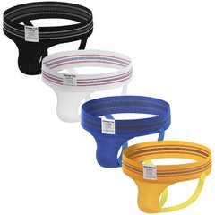 Men’s Athletic Supporters Jockstrap Active Underwear (4-Pack(multipack), M:28…