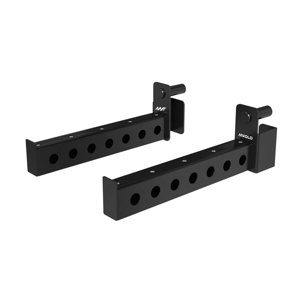 Mikolo Safety Catches, Spotter Arms-Fit 2″x 2″ Tube, with 1″ Hole for Squat R…