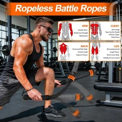 Ropeless Battle Ropes,Weighted Cordless Battle Ropes for Home Gym, Portable F…