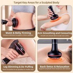 Ergonomic Handheld Massager with Multi-Level Force Adjustment for Muscle Relief