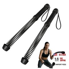 Cordless Battle Ropes (2-Pack) Portable Workout Ropes for HIIT 1.8LB*2