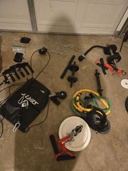 pulley system Set, Dumbbells, Weight Plates, Bands, Pulley