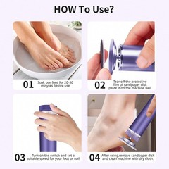 2000mAh Electric Foot Callus Remover 12-Speed Pedicure Tool LED Display