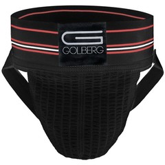 Golberg Mens Athletic Supporter 2 Pack Black Large