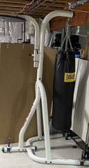PUNCHING BAG AND STAND BUNDLE GREAT CONDITION