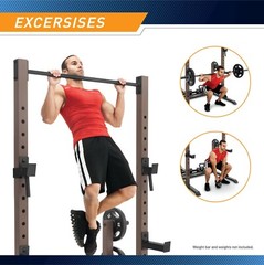 Steel Body Full Rack Cage Home Gym STB-98010 Best Lat Pull-Up Dip Power Rack