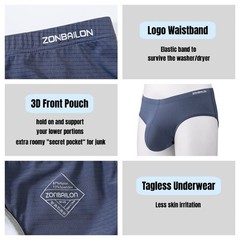 Mens Bulge Enhancing Jockstrap Briefs Athletic Supporter Big Ball Pouch Backl…