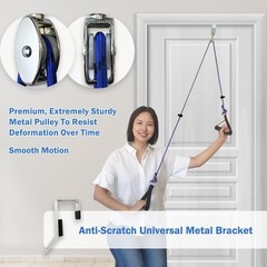 Shoulder Pulley for Physical Therapy, Pulleys for Shoulder Rehab Over Door, S…