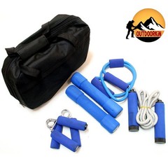 New Work Out Kit With Carrying/ Storage Case 4 Pc Set