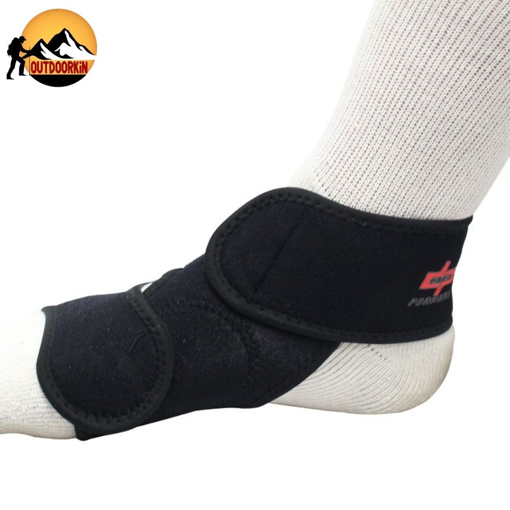 Perrini Self-Heating Ankle Support Pad Protector with Adjustable Fit Neoprene
