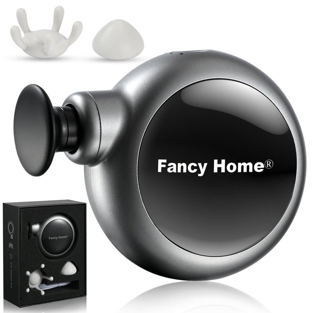 Fancy Home® Mini Massage Gun – Palm Sized Deep Tissue Massager Gun, Unique