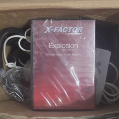 X-Factor Door Gym Exercise Fitness Full Body Gym 3 Workout DVD’s New Open Box