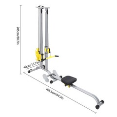 Low Row Cable Fitness Exercise Body Workout Strength Training Bar Machine 220lbs