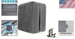 Zippered Home Gym Cover – Grey (41.3″ x 68.9″ x 72.8″)