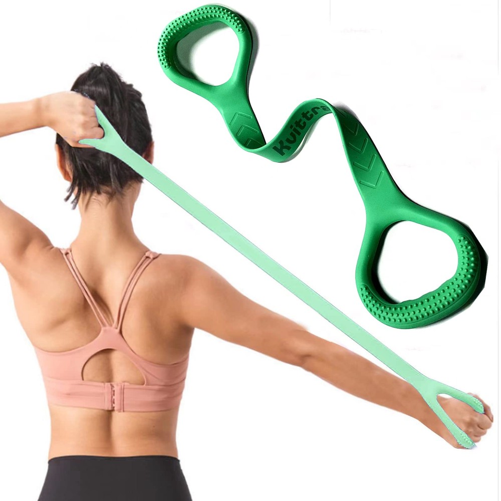 Kvittra Figure 8 Resistance Band, Arm Back Shoulder Exercise Elastic Green