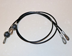 Bowflex Ultimate Part – Pair of 34″ Cables w/ plastic ball – Used Original OEM