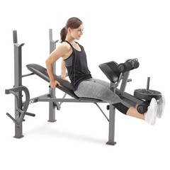 Incline Weight Bench with Leg Developer & Butterfly Arms for Home Gym