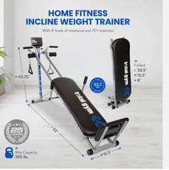 Total Gym XLS Universal Total Body Home Gym Workout Machine – Local Only