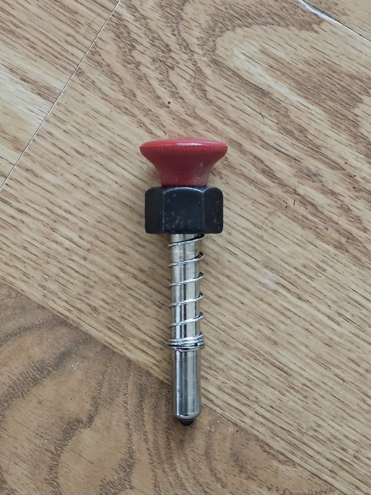 Total Gym XL Original OEM Authentic Replacement Part Red Spring Loaded Pin