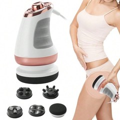 Full Body Massager with 5 Heads & 3 Washable Pads – For Abdomen, Waist, Arms …