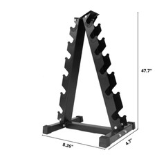 Steel Dumbbell Racks Vertical & Horizontal Style