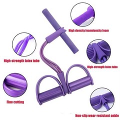 J.U Indoor Fitness Resistance Bands Exercise Equipment Elastic Sit Up Pull Rope