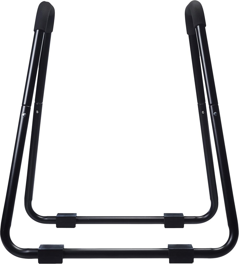 Alloy Steel Strength Training Dip Stand Black 661LBS Strength Training Equipment