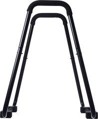 Alloy Steel Strength Training Dip Stand Black 661LBS Strength Training Equipment