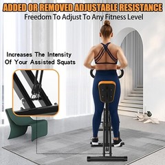 265-POUND CAPACITY SQUAT MACHINE for HOME GYM EXERCISE – NEW & SHIPS FREE!