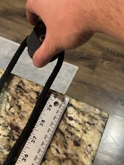 Total Gym Leg Pulley ROPE with 2 caribeaner and o-ring Fits Many Models (READ)