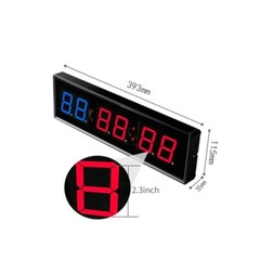 2.3″ 6-Digit Gym Timer Clock Interval Timer with Buzzer Remote Control os67