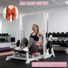 Hip Thrust Machine 770 LBS Plate Loaded Glute Bridge Exercise Equipment Home Gym