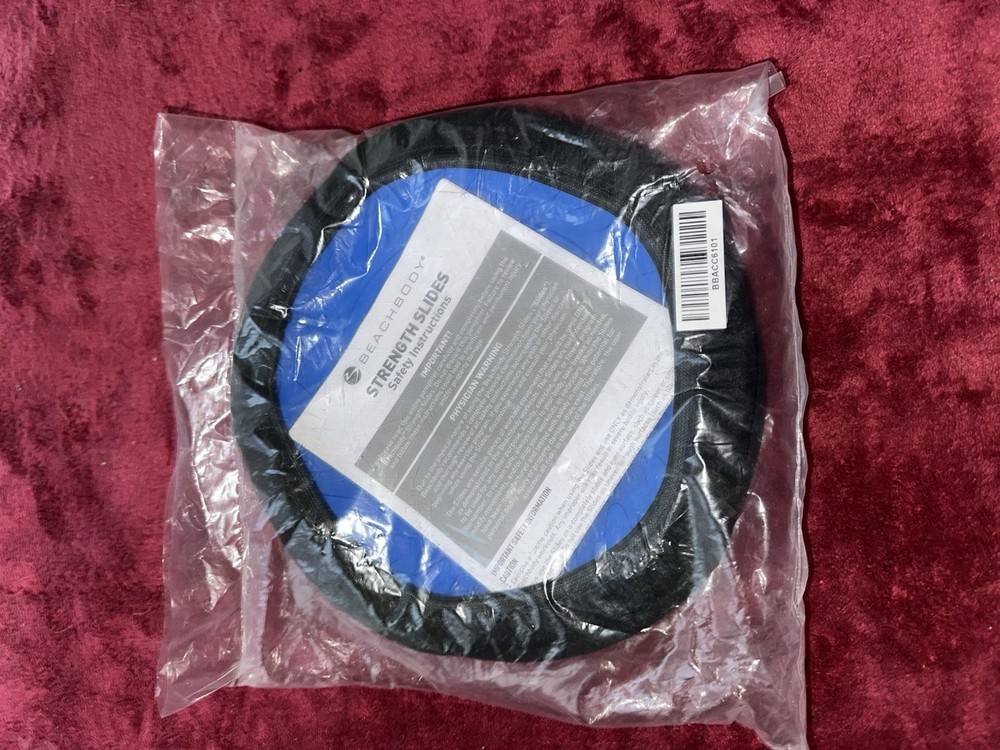 Beachbody Strength Slides Set of 2 W/ Booties Covers Sealed